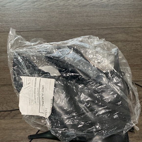 NWT BURJU Moment  Open Toe Lace Up Tongue Ankle Boots | Black | Size 15 - Picture 2 of 9